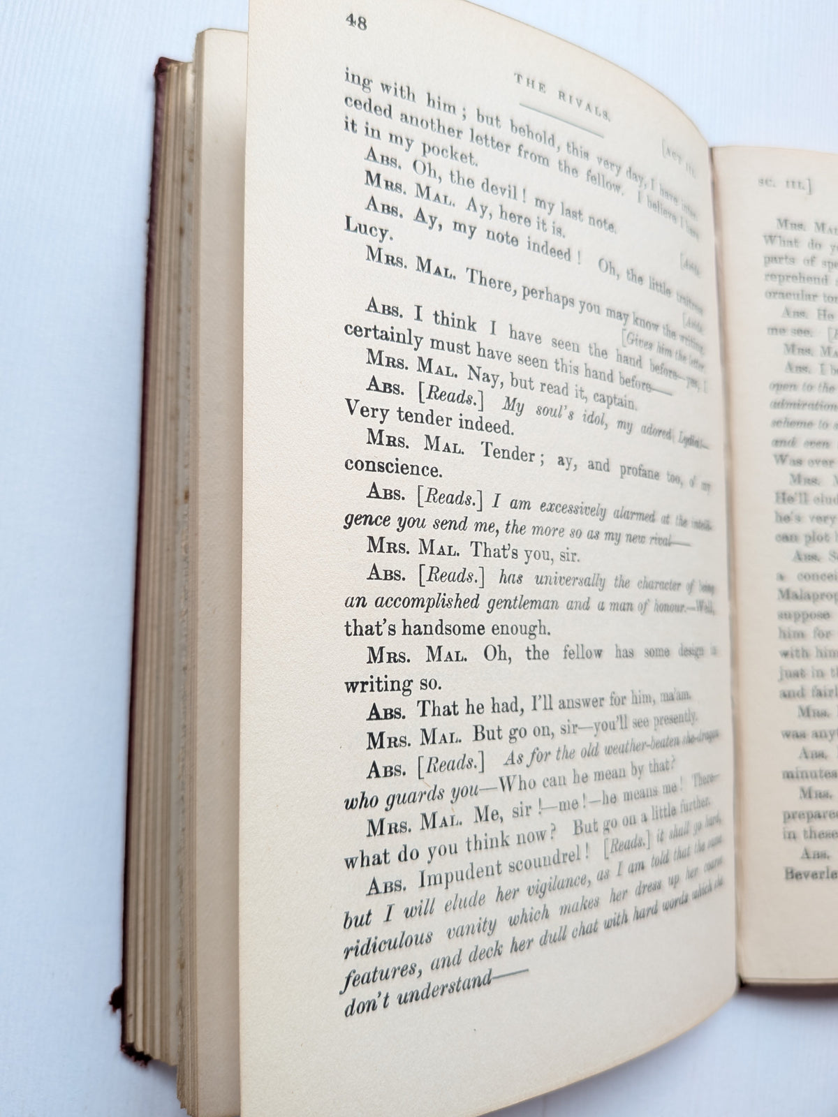 The Plays of Sheridan: The Rivals - 1905 - William Heinemann