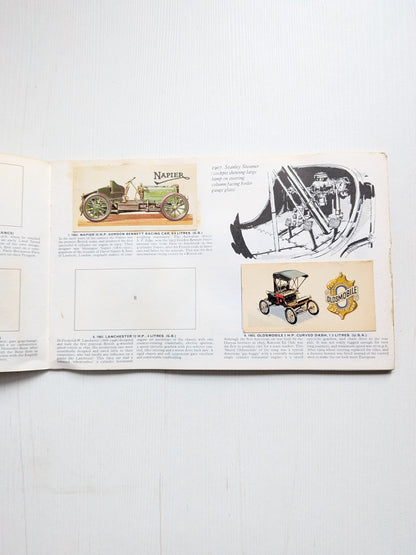 Vintage History of The Motor Car Tea Card Album -1968 - Brooke Bond, Incomplete