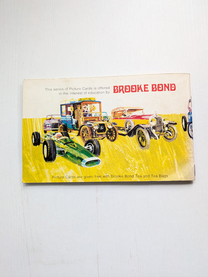 Vintage History of The Motor Car Tea Card Album -1968 - Brooke Bond, Incomplete