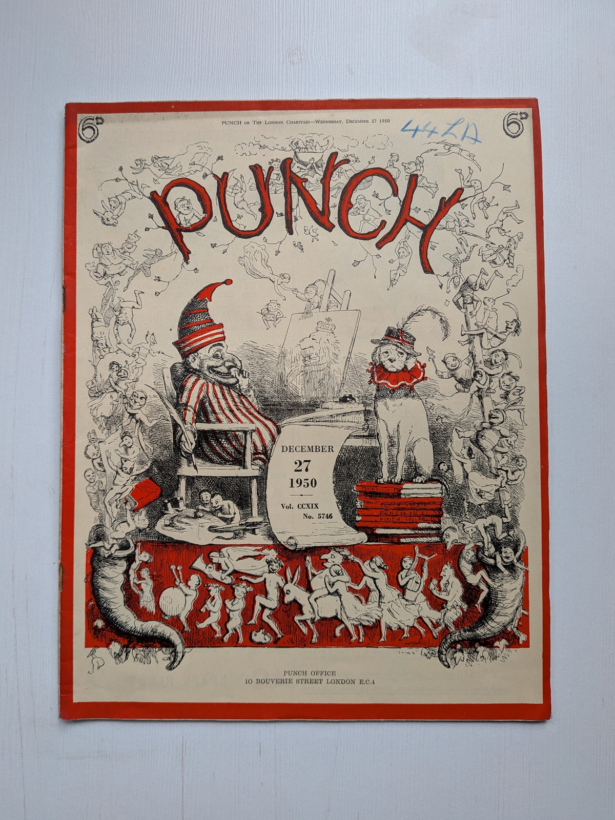 Punch Magazine No. 5746 December 27th 1950 - Vintage Humour/Satire Magazine
