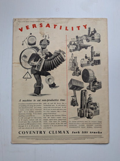 Punch Magazine No. 5746 December 27th 1950 - Vintage Humour/Satire Magazine