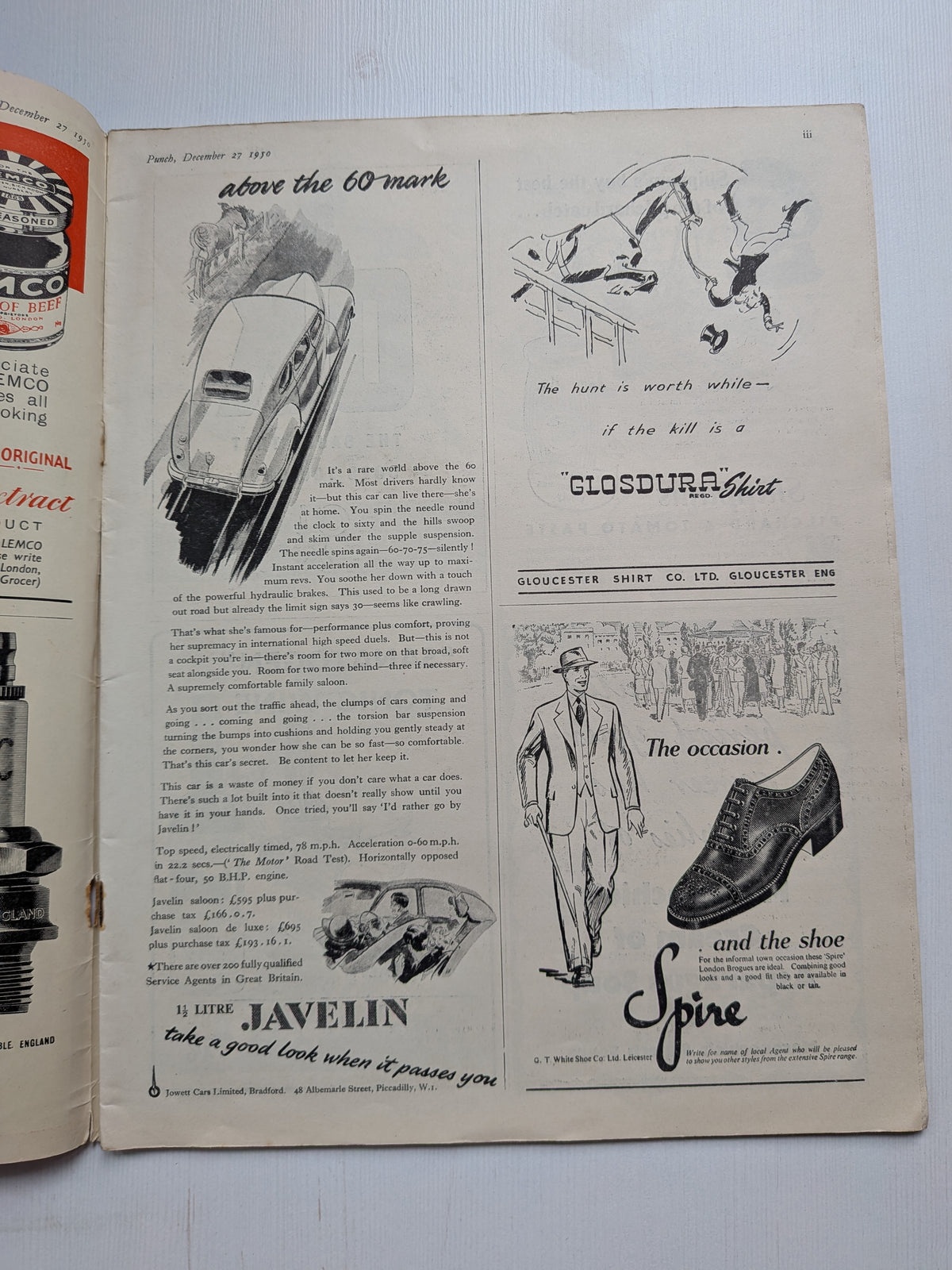 Punch Magazine No. 5746 December 27th 1950 - Vintage Humour/Satire Magazine