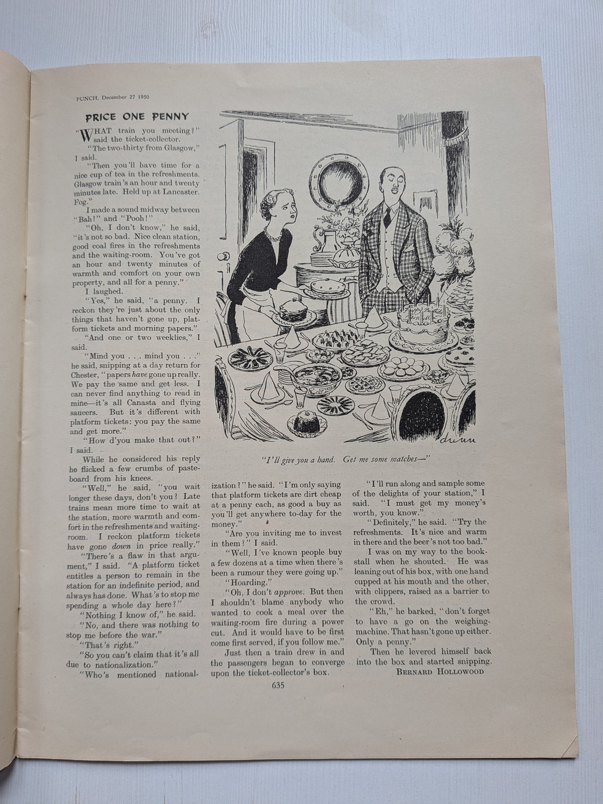 Punch Magazine No. 5746 December 27th 1950 - Vintage Humour/Satire Magazine