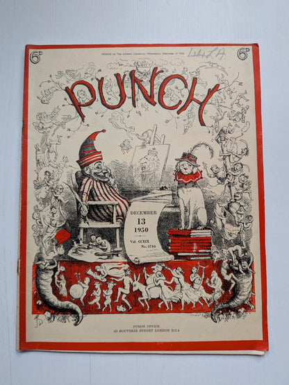 Punch Magazine No. 5744 December 13th 1950 - Vintage Humour/Satire Magazine