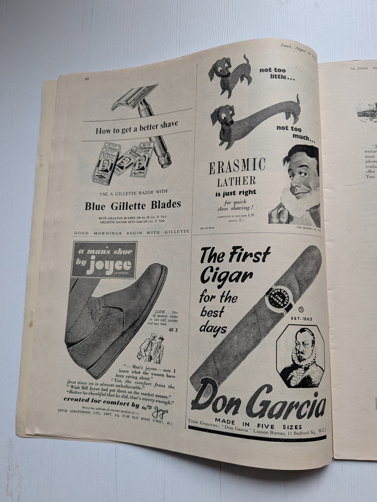 Punch Magazine No. 5726 - August 16th 1950 - Vintage Humour/Satire Magazine