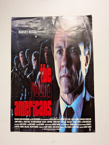 The Young Americans 1993 Harvey Keitel Movie - Press Kit Synopsis/Cast List