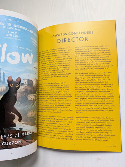 Curzon Cinema Journal Magazine - Curzon Awards 2024
