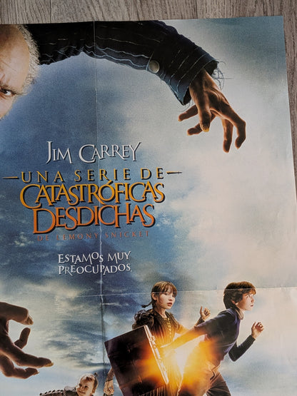 A Series of Unfortunate Events 2004 Jim Carrey Movie Spanish Poster, See Details