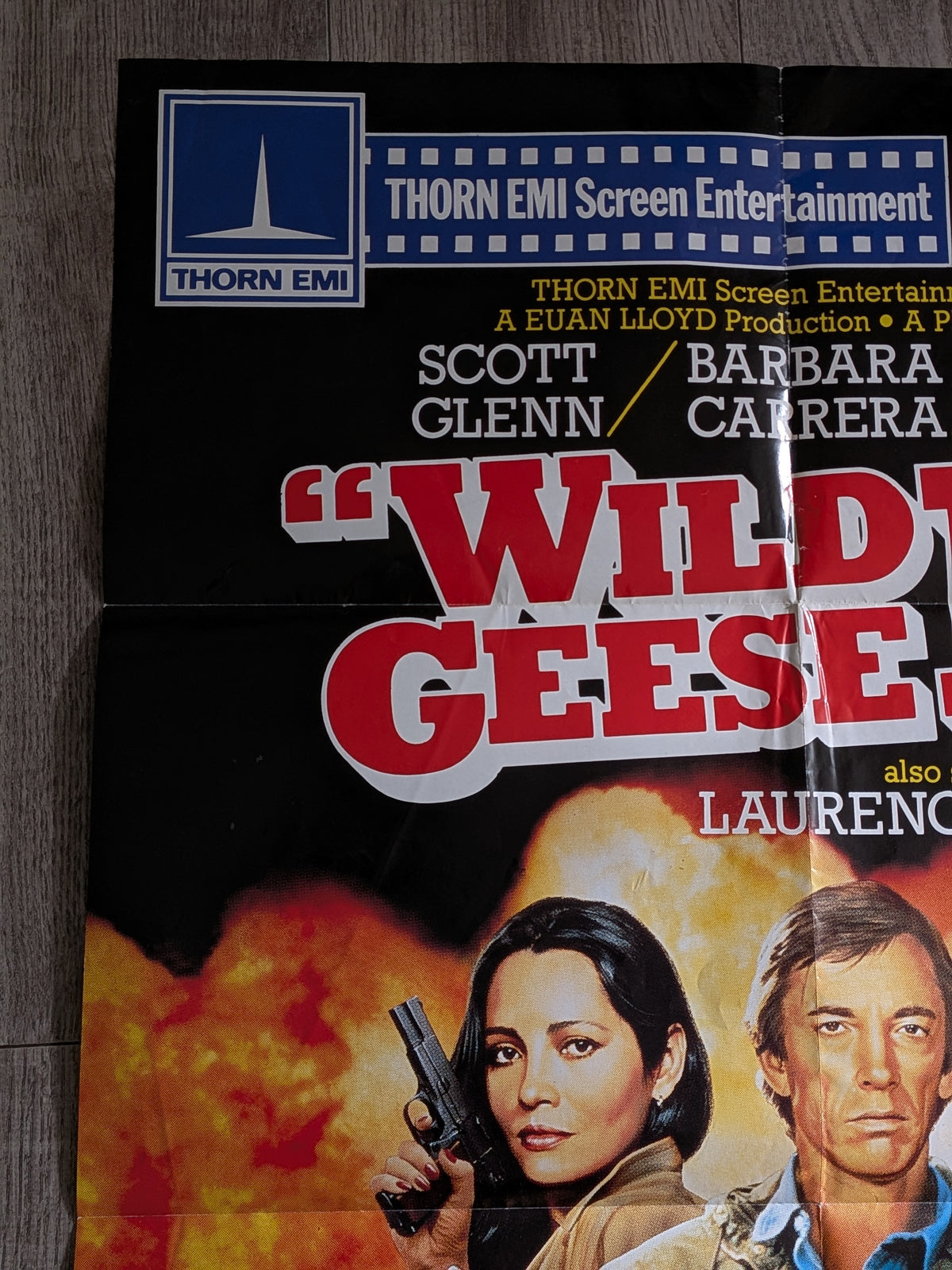 Vintage Wild Geese II 1985 Scott Glenn/Barbara Carrera/Edward Fox Movie Poster