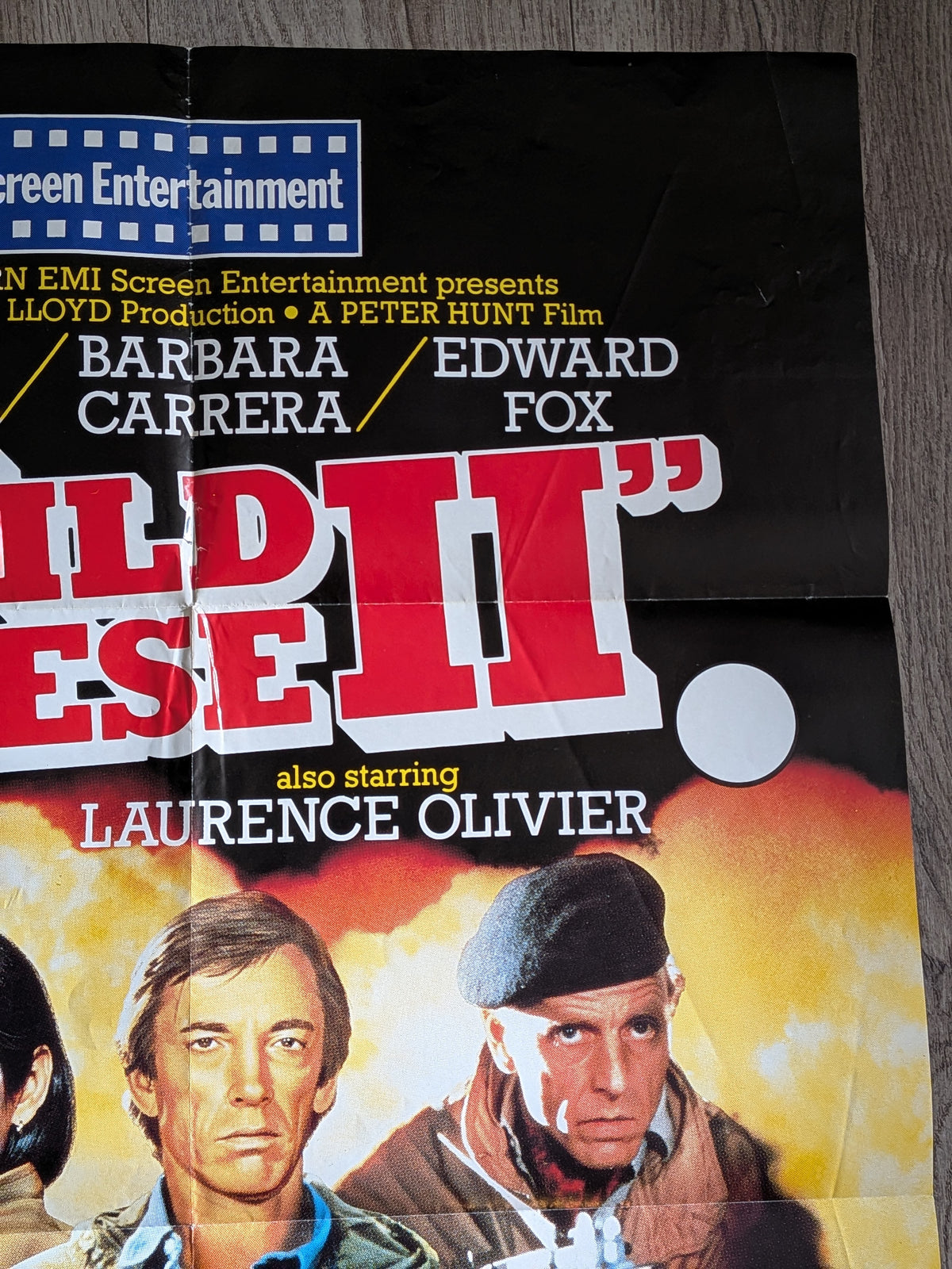 Vintage Wild Geese II 1985 Scott Glenn/Barbara Carrera/Edward Fox Movie Poster