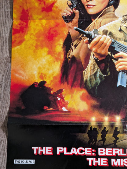 Vintage Wild Geese II 1985 Scott Glenn/Barbara Carrera/Edward Fox Movie Poster