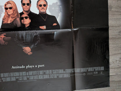 Vintage Get Shorty 1995 John Travolta/Danny Devito Movie UK Quad Poster