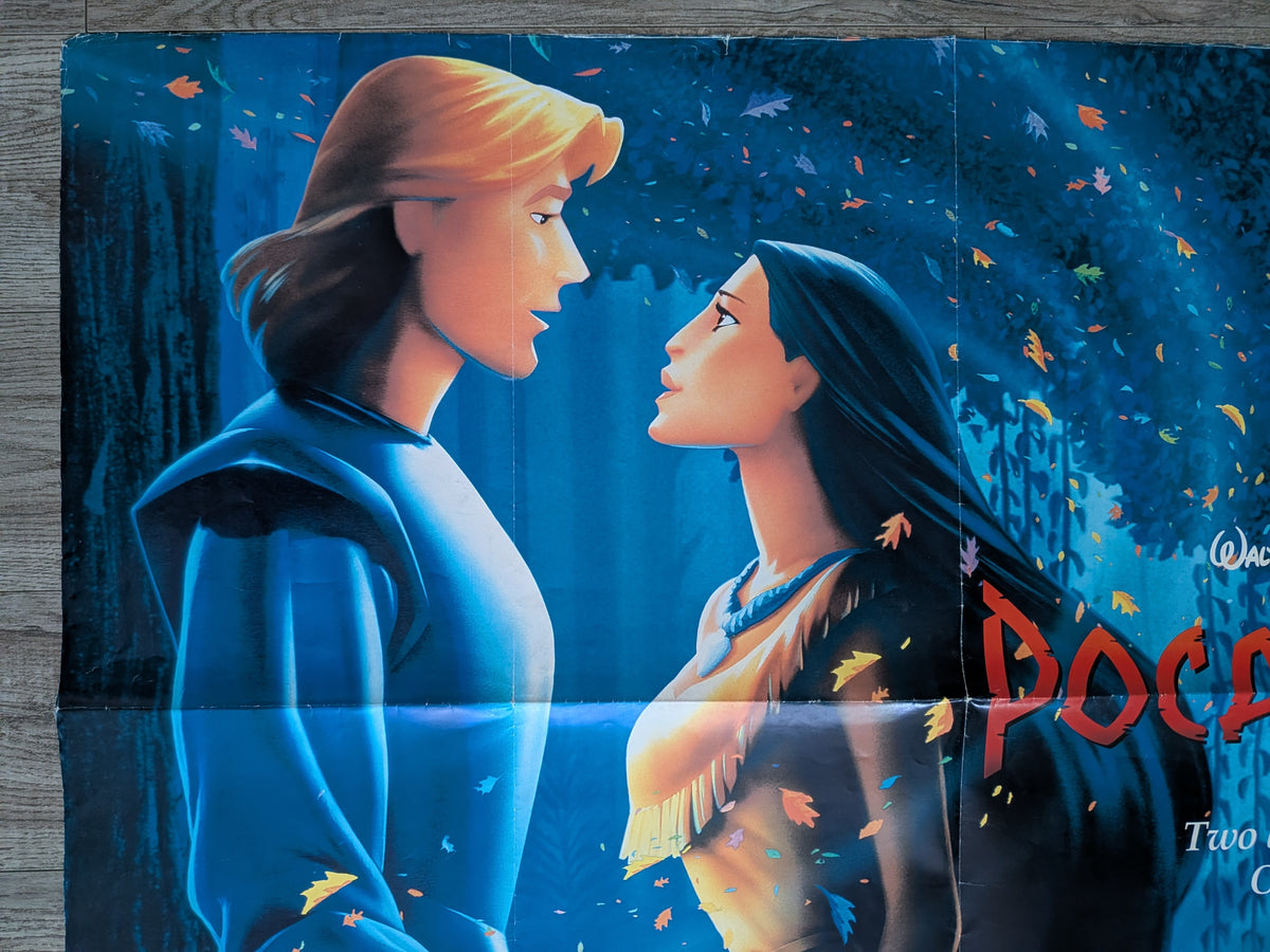 Vintage Pocahontas 1995 Disney Movie UK Quad Poster - See Details