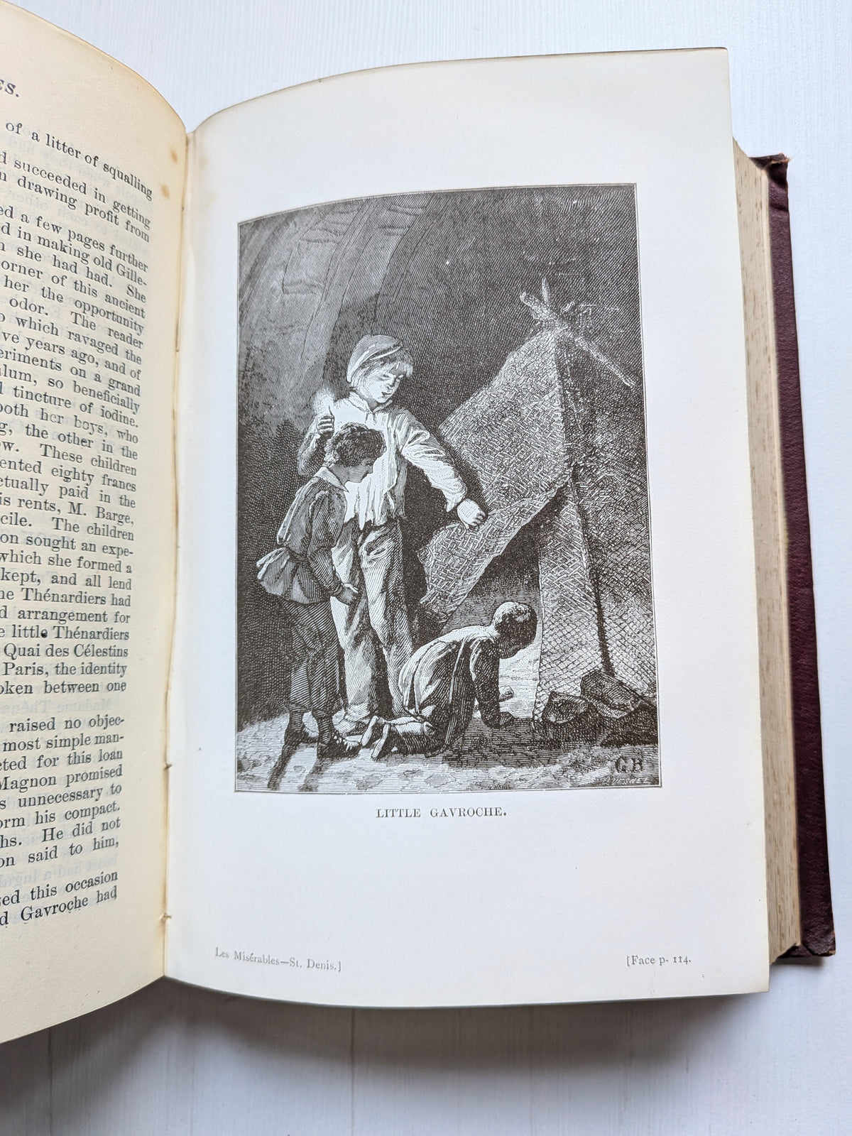 Les Miserables by Victor Hugo, Illustrated, Walter Scott Publishing, Early 1900s