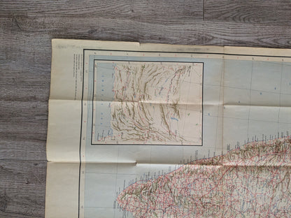 Vintage Survey of India - Road Map of India - 1942 WW II Era - See Details
