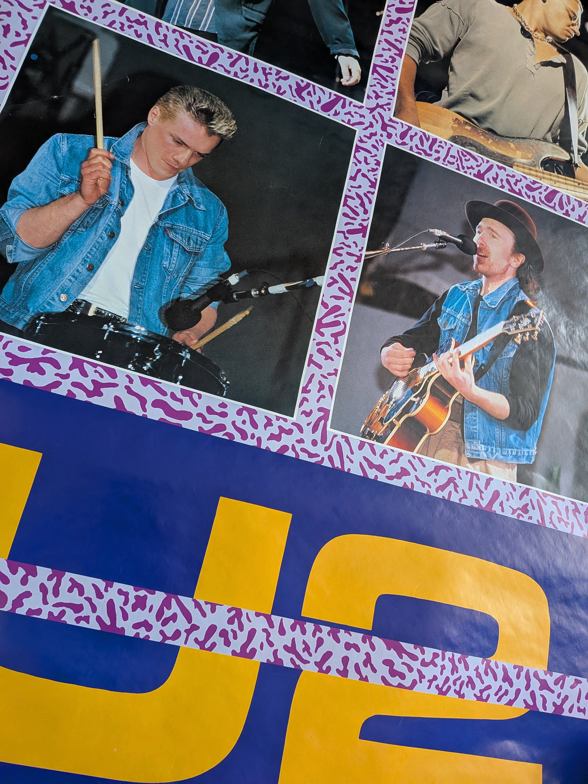 Vintage U2 Band Poster - 1987 - Anabas - See Details