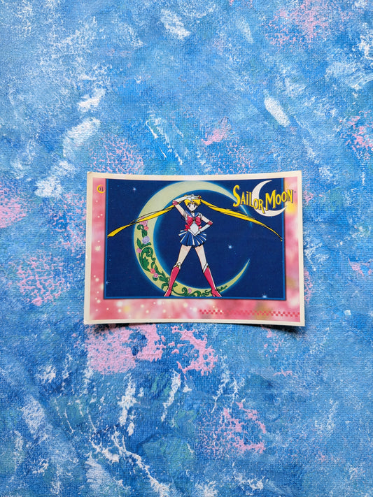 Vintage Sailor Moon Series 2 Sticker - Sailor Moon 01 - 1999