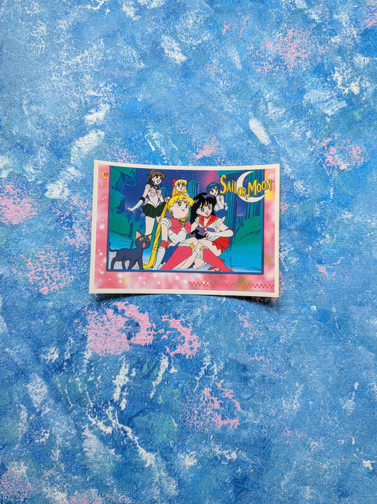 Vintage Sailor Moon Series 2 Sticker - Sailor Scouts 35 - 1999
