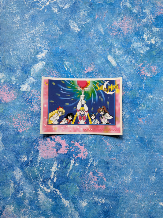 Vintage Sailor Moon Series 2 Sticker - Sailor Scouts 62 - 1999