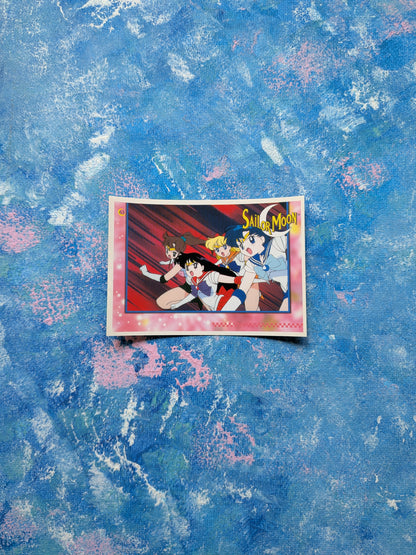 Vintage Sailor Moon Series 2 Sticker - Sailor Scouts 63 - 1999