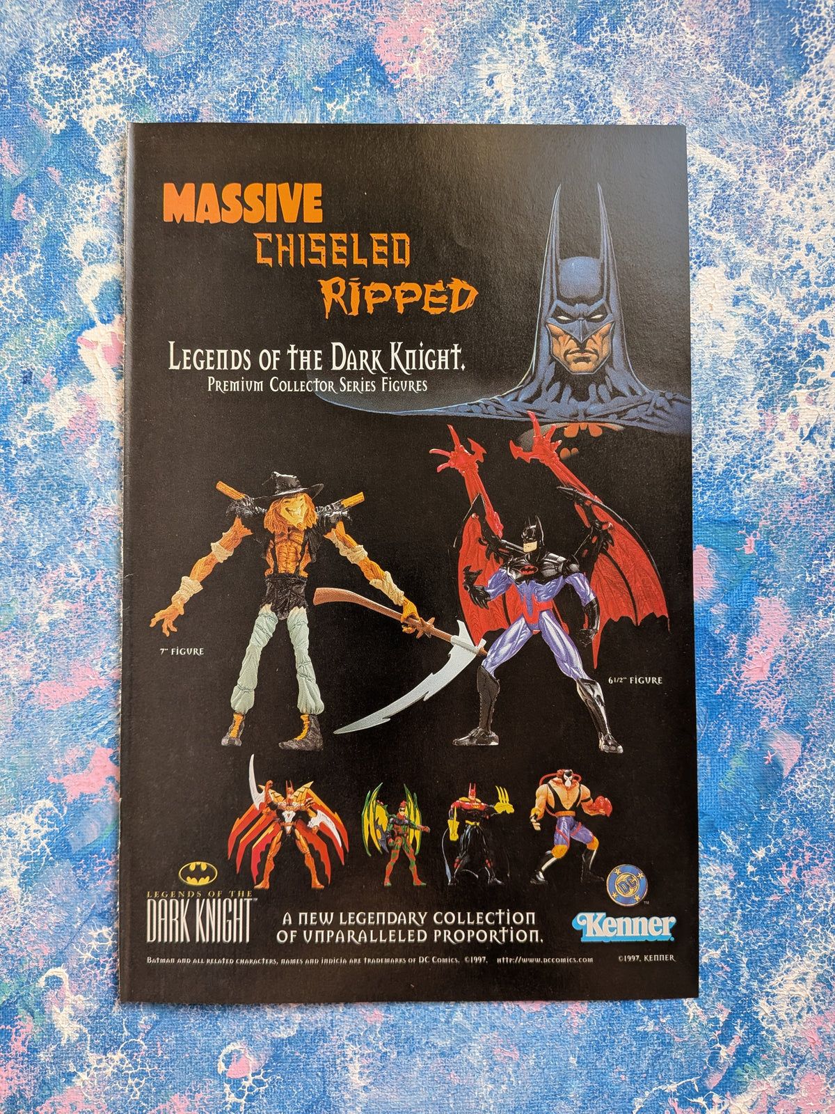 Vintage Batman Legends of The Dark Knight Kenner Action Figures 1997 Advert - See Details