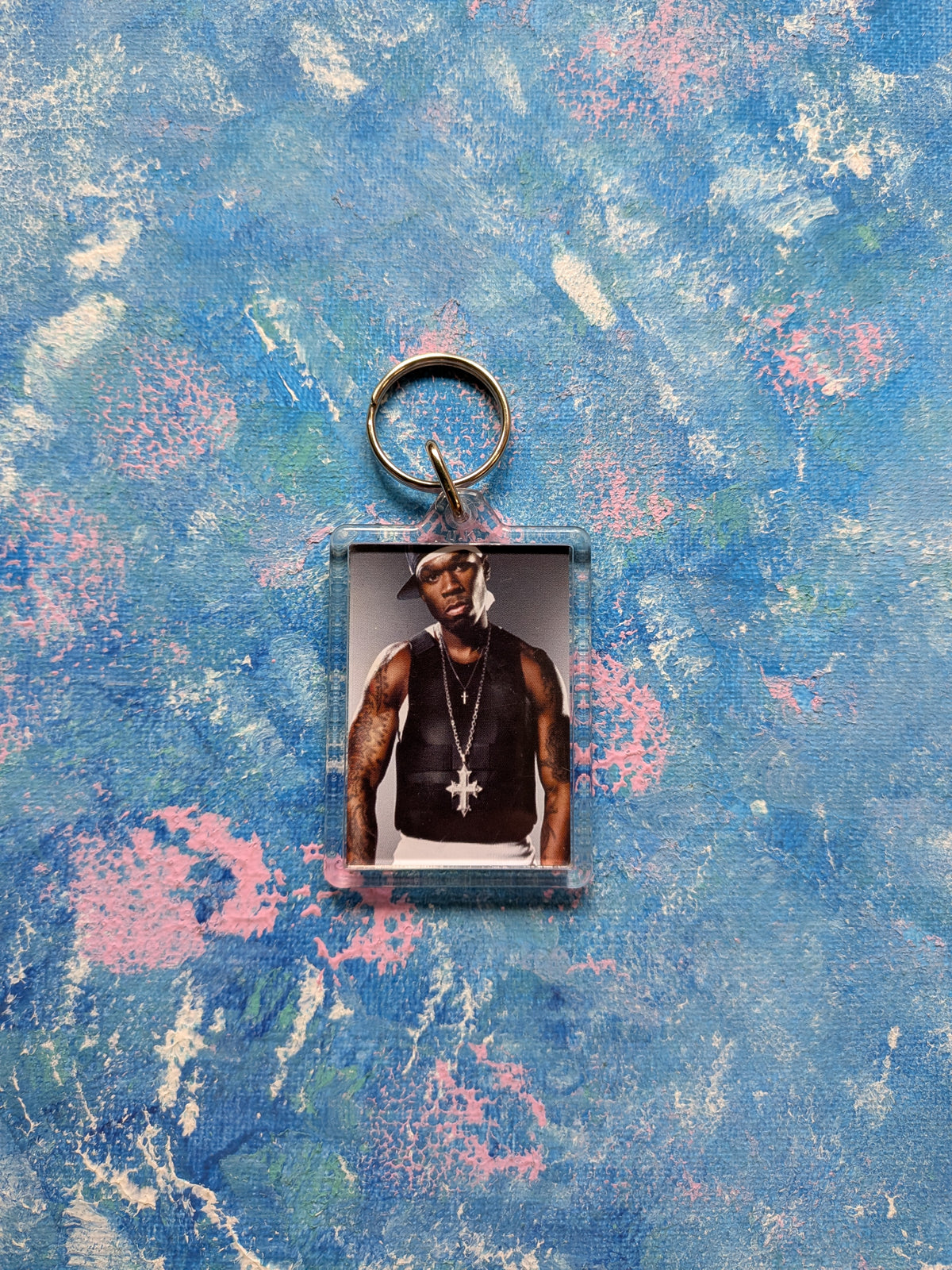 Vintage 50 Cent Keyring/Keychain - Early 00's