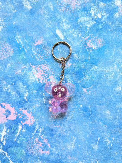 Vintage Cute Pink Koala Bear Novelty Keyring/Keychain