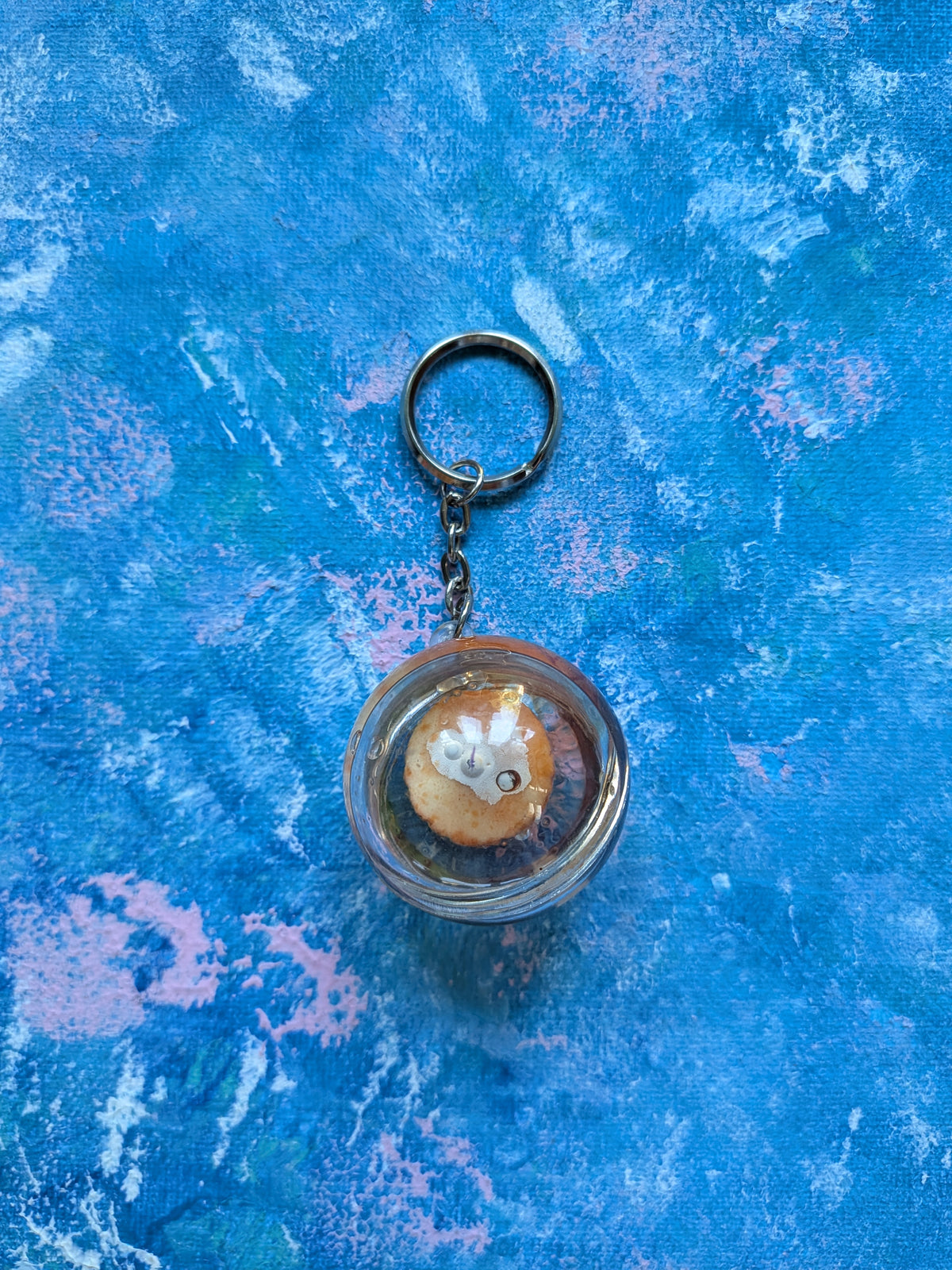 Vintage Novelty/Horror-Themed Eyeball Keyring