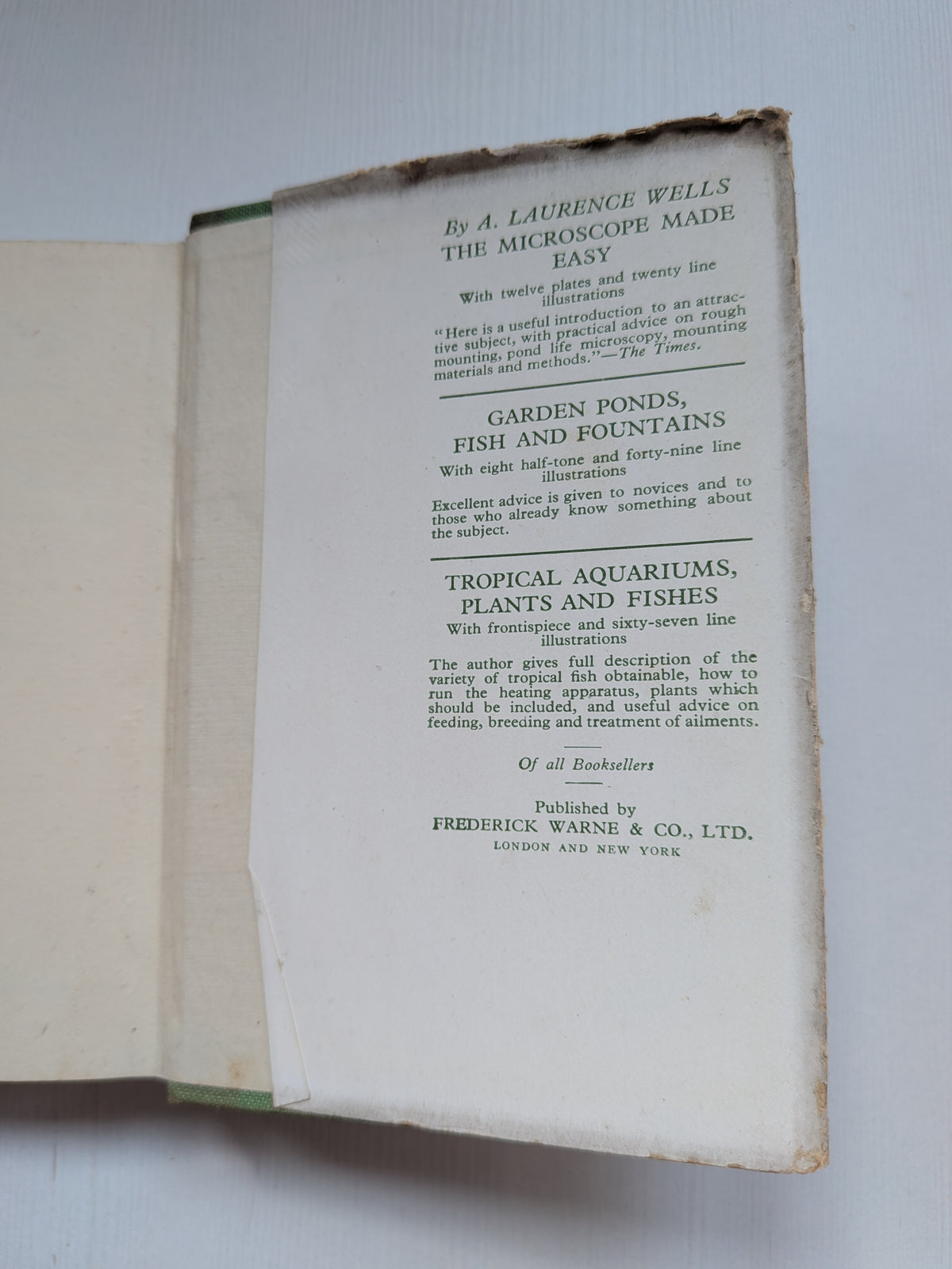 The Observer's Book of British Wild Flowers by W. J. Stokoe - 1941