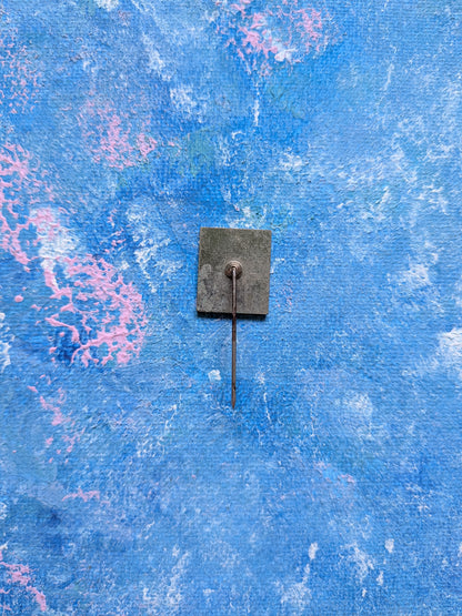 Vintage Bled Island Slovenia Souvenir Metal Lapel Stick Pin - 1970s