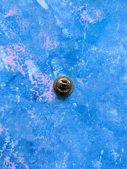 Vintage Cunard Cruise Line Lapel Enamel Pin Badge