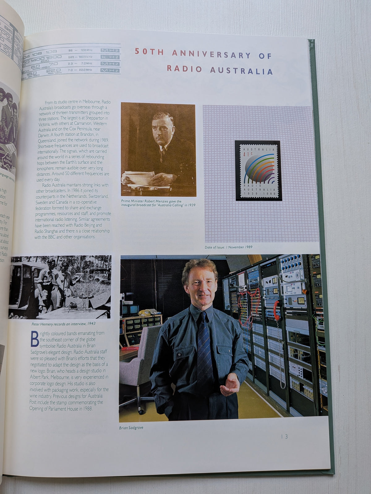 The Collection of 1989 Australian Stamps - Vintage Philatelic Album