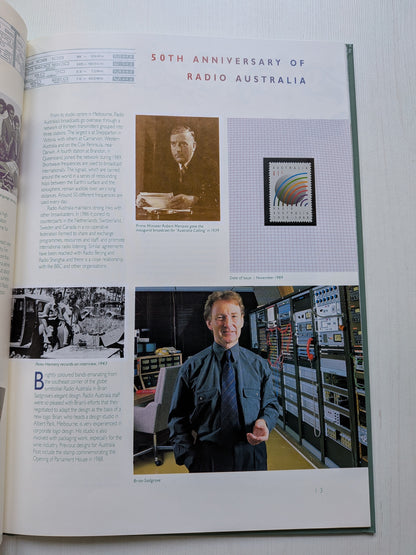 The Collection of 1989 Australian Stamps - Vintage Philatelic Album