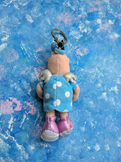 Vintage Bang on The Door/Groovy Chick Friendship Plush/Soft Toy Keyring - 1990s Approx
