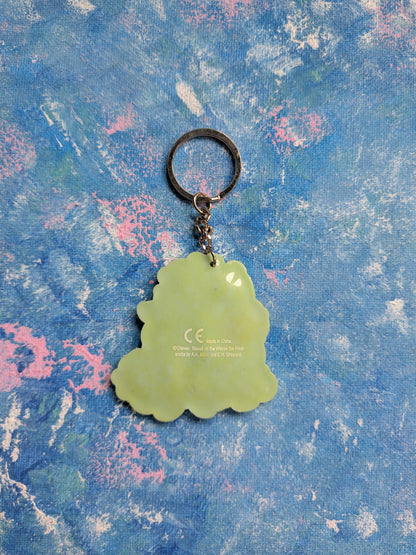 Vintage Winnie The Pooh and Friends Rubber Keyring - 1990s - Disney
