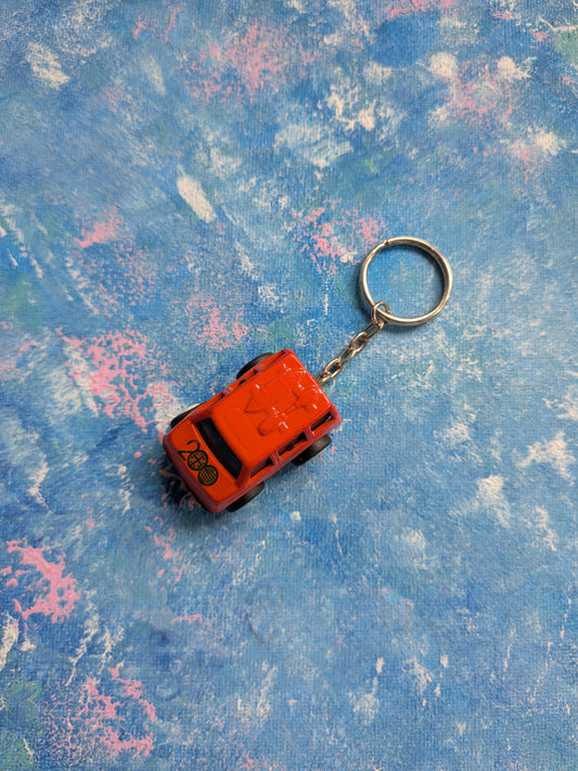 Vintage Micro Machines Surfing Car Die-Cast Keyring