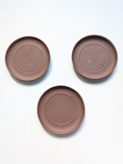 Original Chinese Yixing Brown Clay Tea Set in Gift Box - See Details
