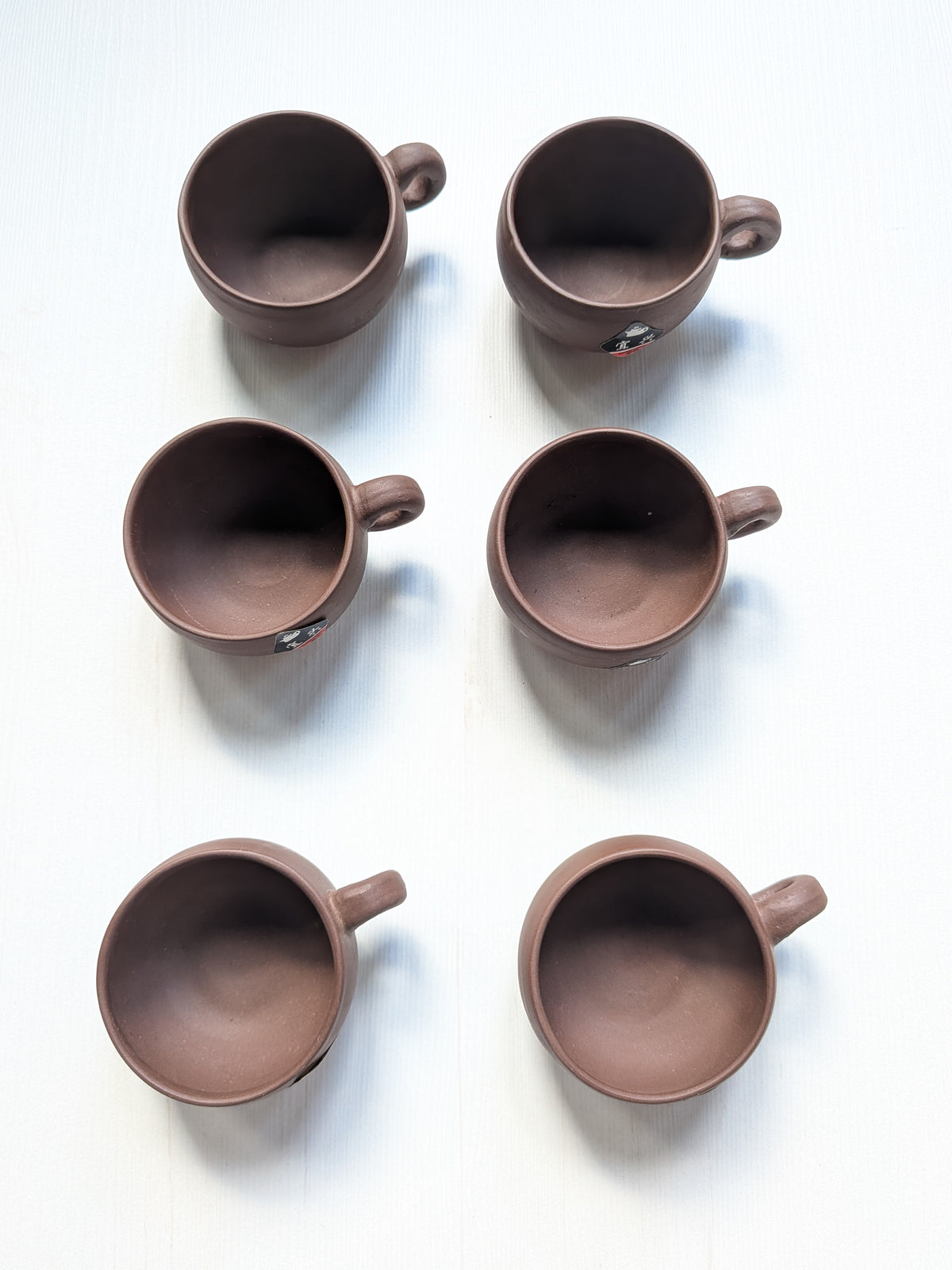 Original Chinese Yixing Brown Clay Tea Set in Gift Box - See Details