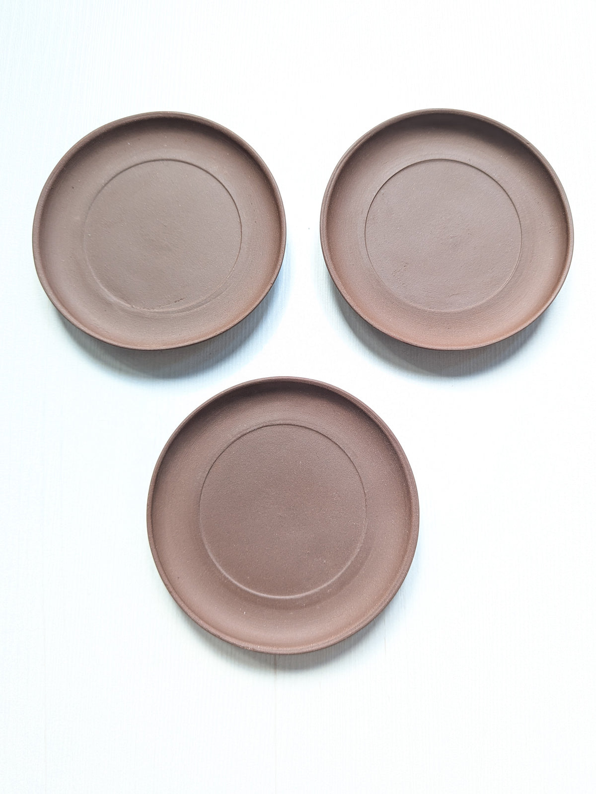 Original Chinese Yixing Brown Clay Tea Set in Gift Box - See Details