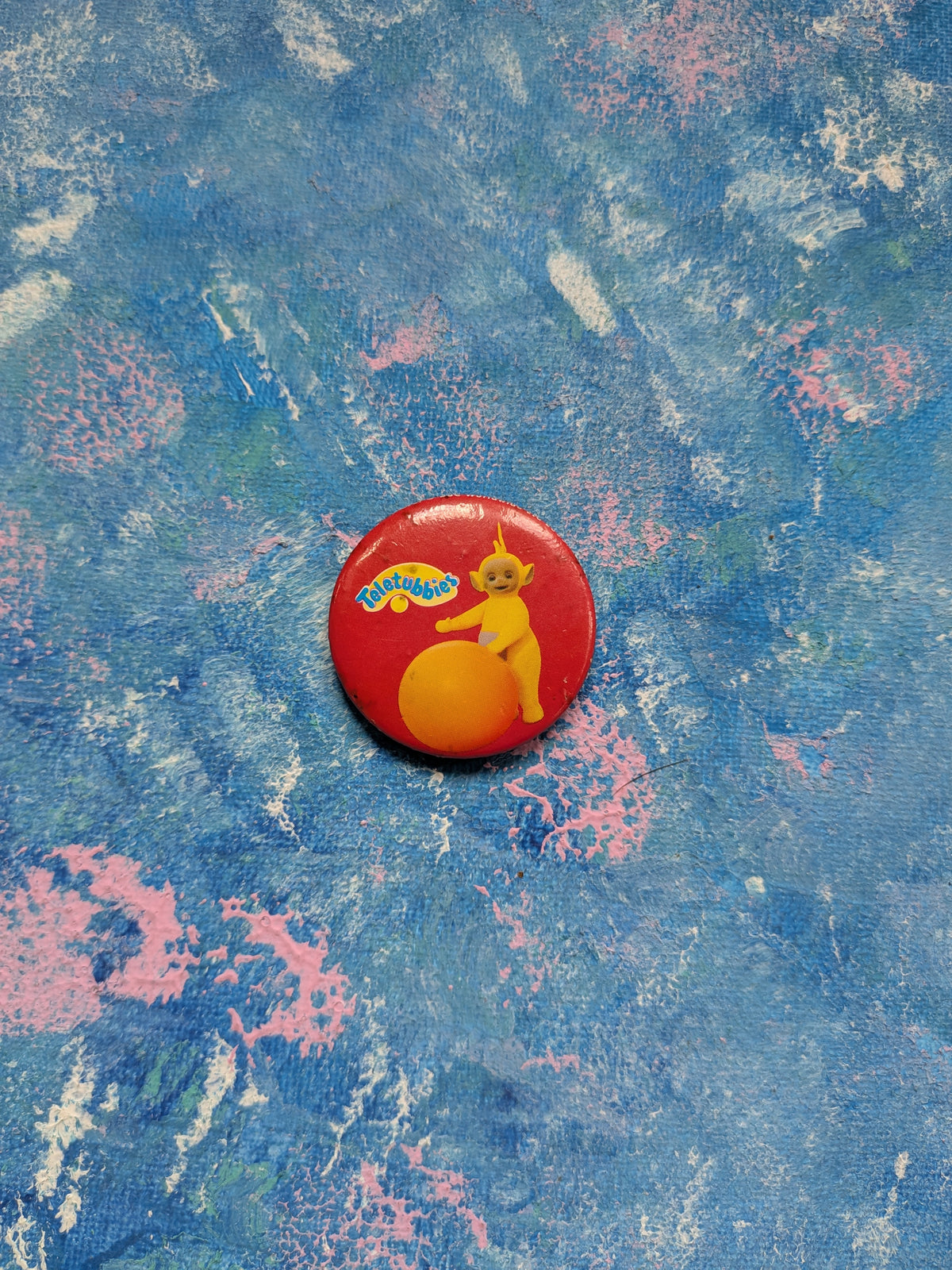 Vintage Teletubbies Laa-Laa Badge - 1996 - Ragdoll/BBC