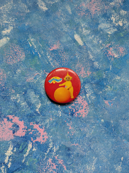 Vintage Teletubbies Laa-Laa Badge - 1996 - Ragdoll/BBC