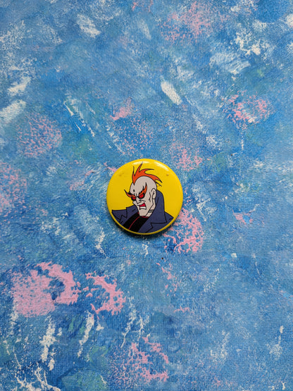 Vintage The Mask: The Animated Series Dr. Pretorius Badge - 1998
