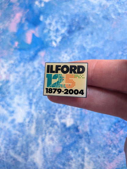 Vintage Ilford 125th Anniversary Enamel Pin Badge
