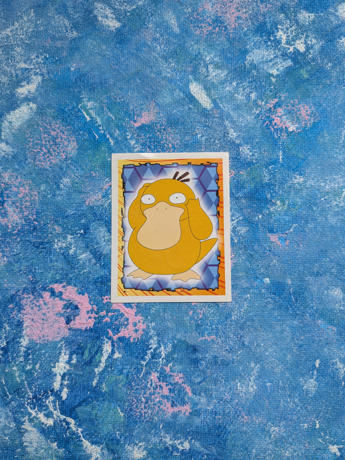Vintage Pokemon Sticker - Psyduck #54 - 1999 - Merlin