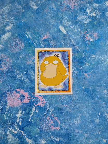 Vintage Pokemon Sticker - Psyduck #54 - 1999 - Merlin