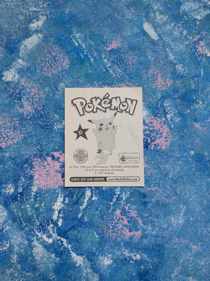 Vintage Pokemon Sticker - Nidoqueen #31 - 1999 - Merlin