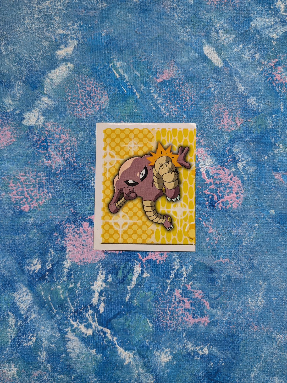 Vintage Pokemon Sticker - Hitmonlee #176 - 1999 - Merlin