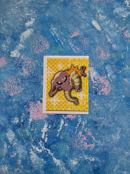 Vintage Pokemon Sticker - Hitmonlee #176 - 1999 - Merlin
