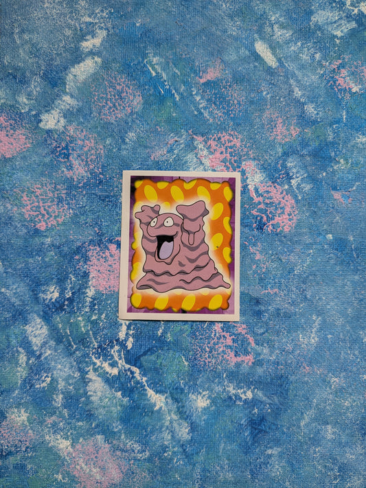 Vintage Pokemon Sticker - Grimer #88 - 1999 - Merlin