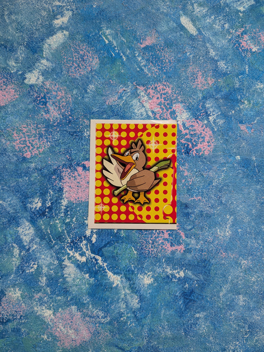 Vintage Pokemon Sticker - Farfetch'd #208 - 1999 - Merlin